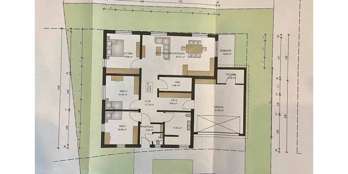 Bungalow Buchen (Odenwald) - 4 Zimmer, 147 m&sup2;, 559.000&euro; | Angebot:26957546