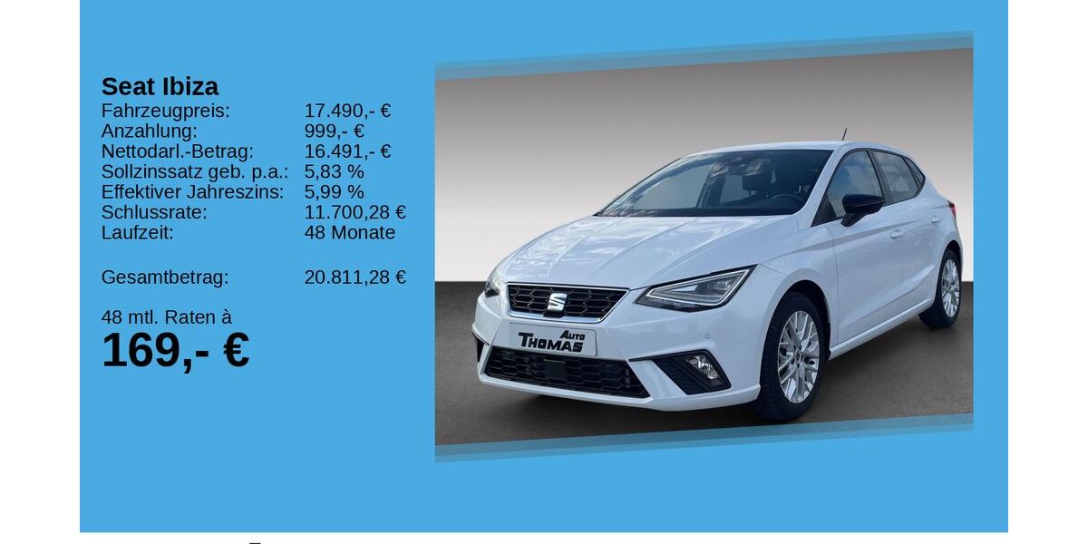 Seat Ibiza 19.750 km 17.490 &euro; Bonn 53227