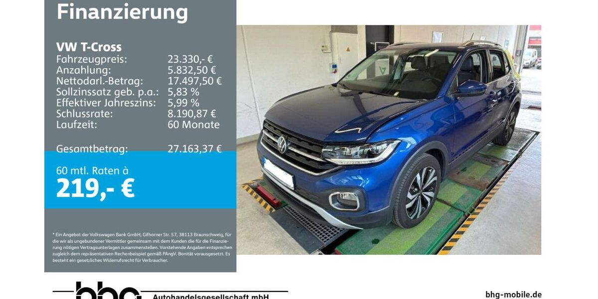VW T-Cross 49.221 km 23.330 &euro; Freudenstadt 72250
