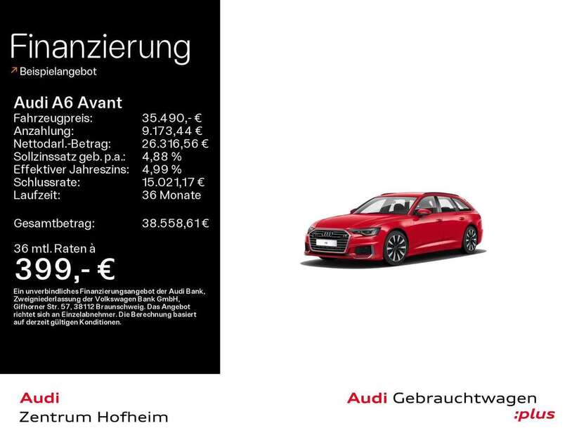 Audi A6 69.653 km 35.490 € Hofheim 65719