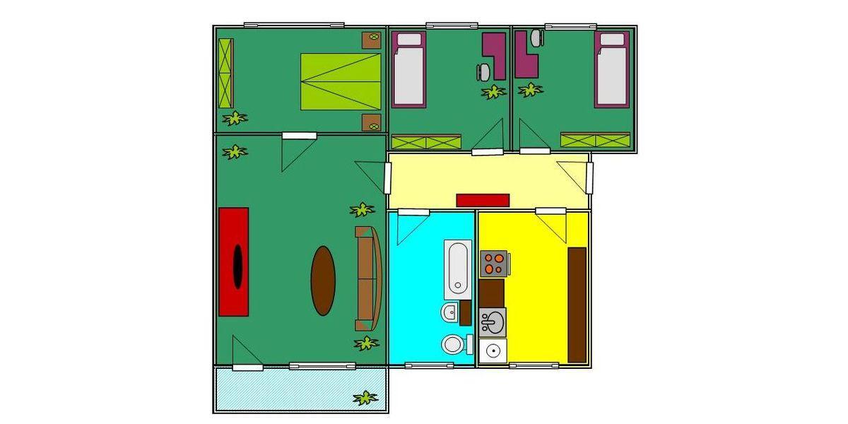 Etagenwohnung Zittau - 4 Zimmer, 68 m&sup2;, 445&euro; | Angebot:26686438