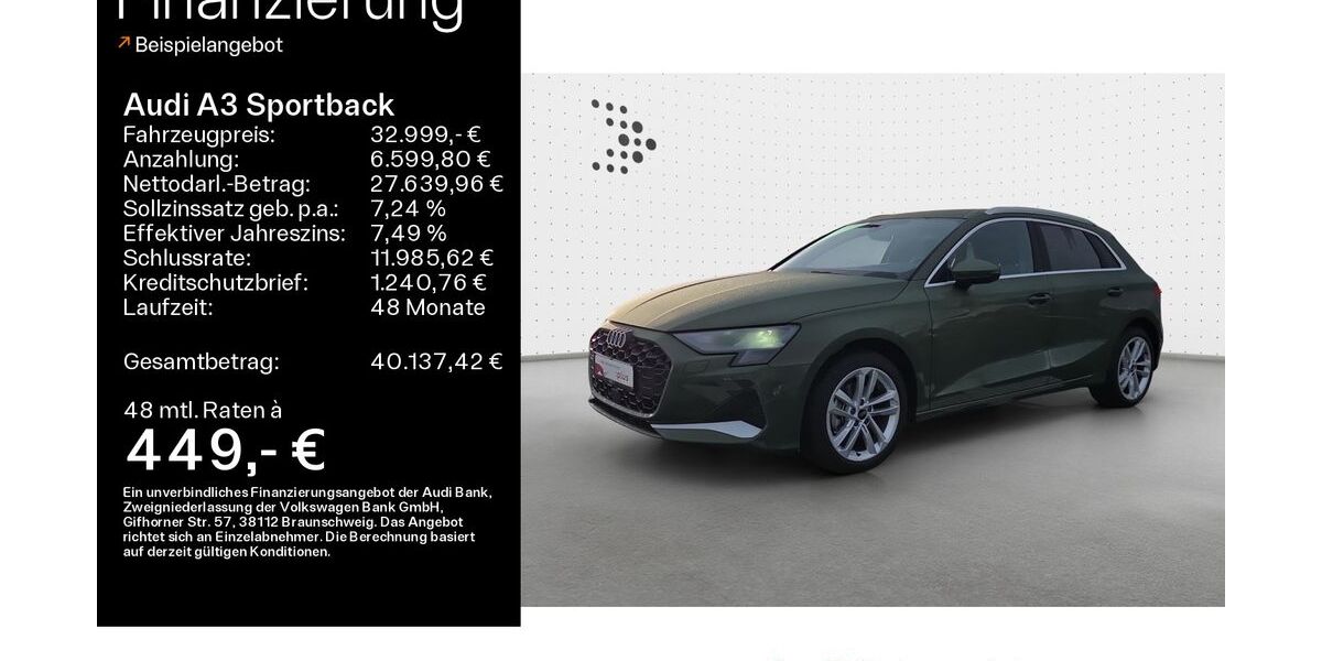 Audi A3 7.000 km 32.999 &euro; Büdingen-Düdelsheim 63654
