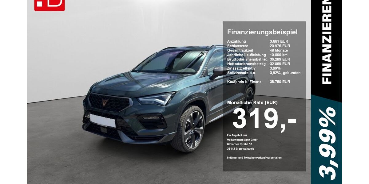 Cupra Ateca 38.330 km 35.690 &euro; Regensburg 93055