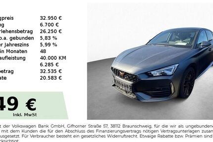 Cupra Leon 10.200 km 32.950 &euro; Schwabach 91126