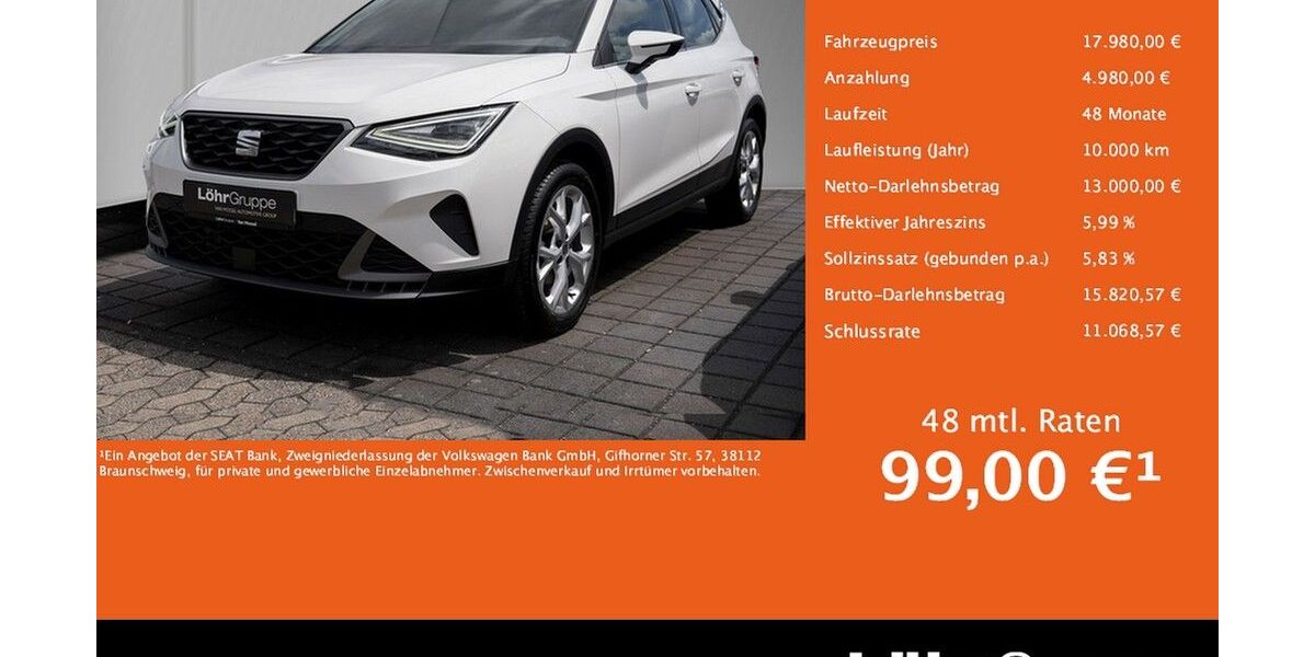 Seat Arona 44.042 km 17.980 &euro; Neuwied 56564