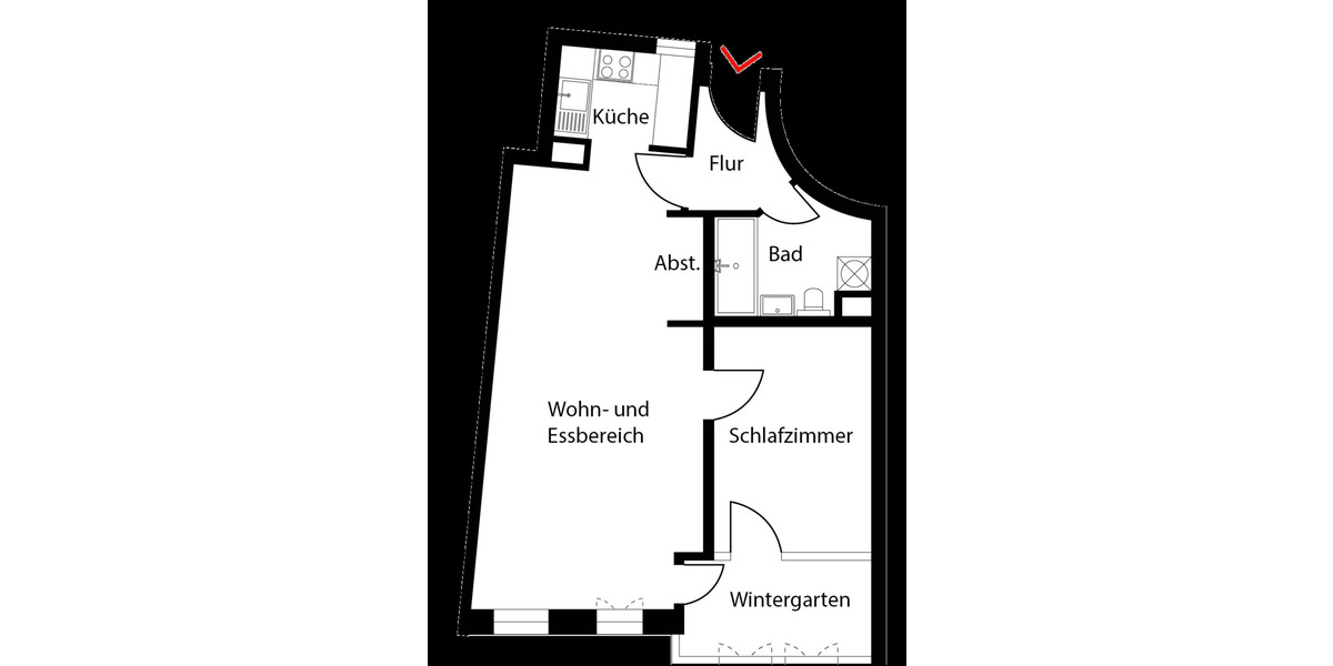 Etagenwohnung Berlin-Hakenfelde Spandau - 2 Zimmer, 58 m&sup2;, 259.000&euro; | Angebot:26856133