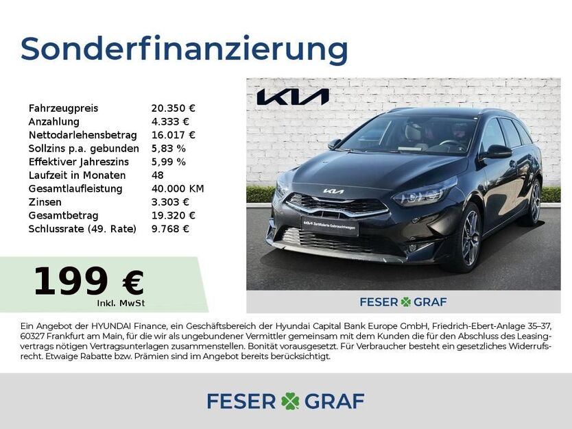 Kia ceed Sportswagon 20.269 km 19.750 € Roth 91154