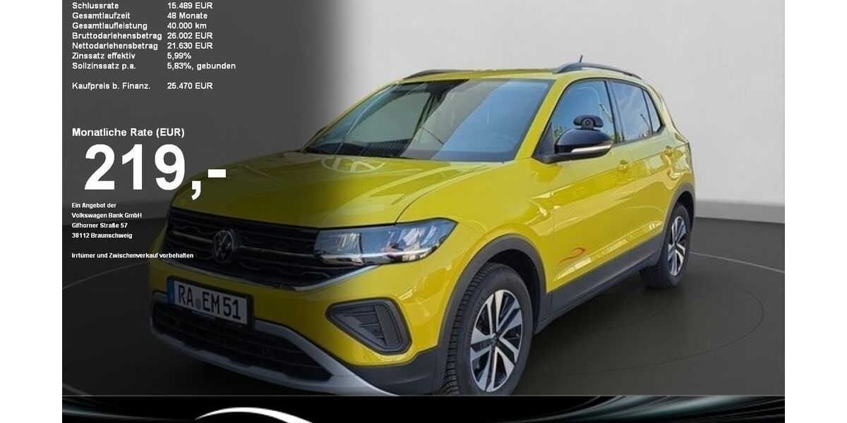 VW T-Cross 6.000 km 25.470 &euro; Baden-Baden 76530
