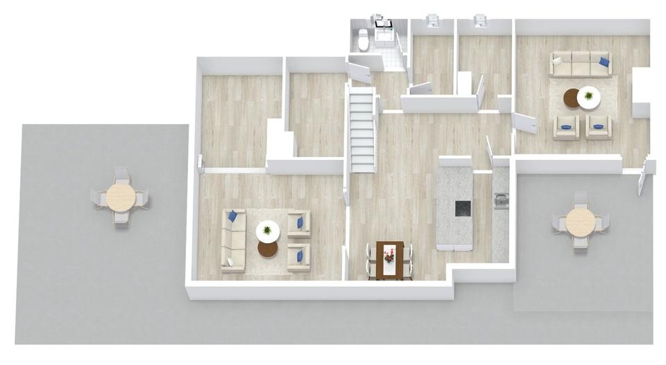 Geräumiges, freistehendes Haus mit zahlreichen Extras wartet auf Ihr Mietpreisangebot. 10 zimmer