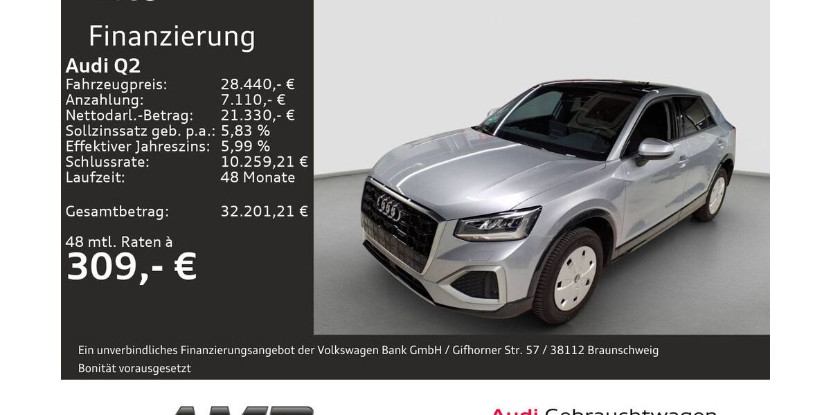 Audi Q2 8.250 km 28.440 &euro; Borna 04552