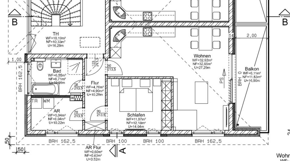 Etagenwohnung Wolfsburg Ehmen - 2 Zimmer, 69 m&sup2;, 289.000&euro; | Angebot:27022379