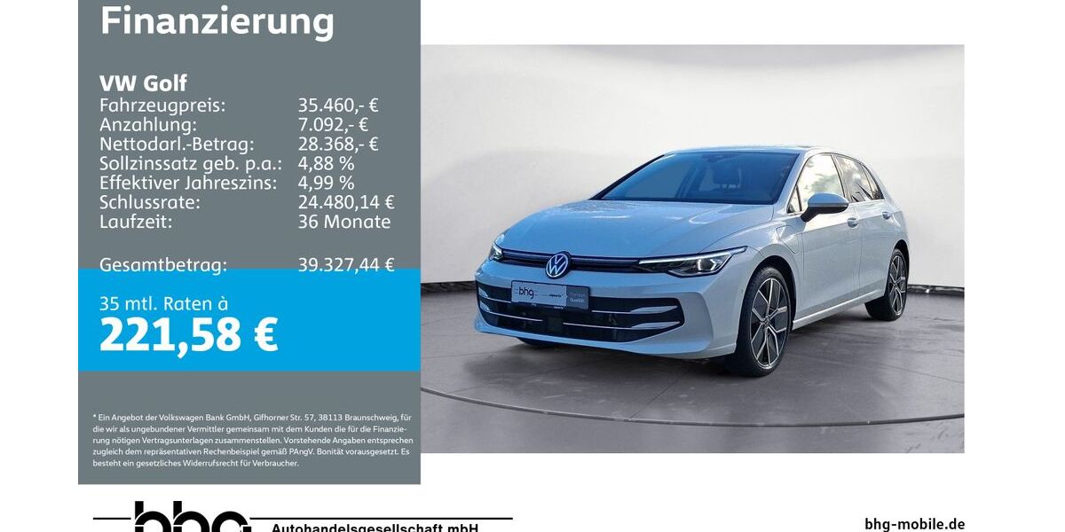 VW Golf 12.108 km 35.460 &euro; Albstadt 72458