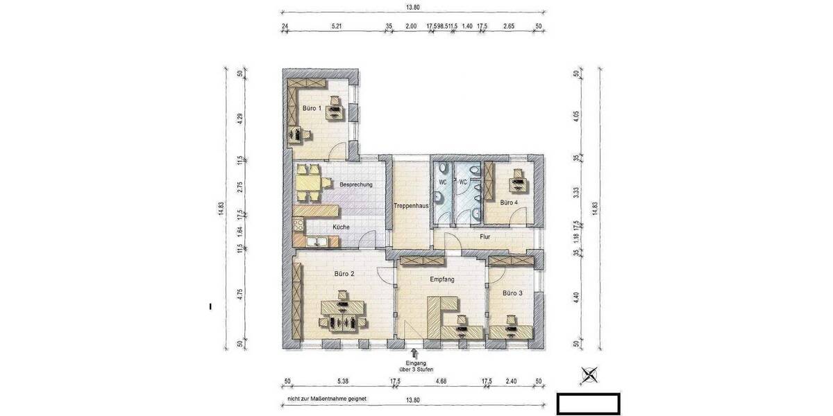 Gewerbeobjekt Nürnberg St Peter - 4 Zimmer, 128 m&sup2;, 890&euro; | Angebot:26843714