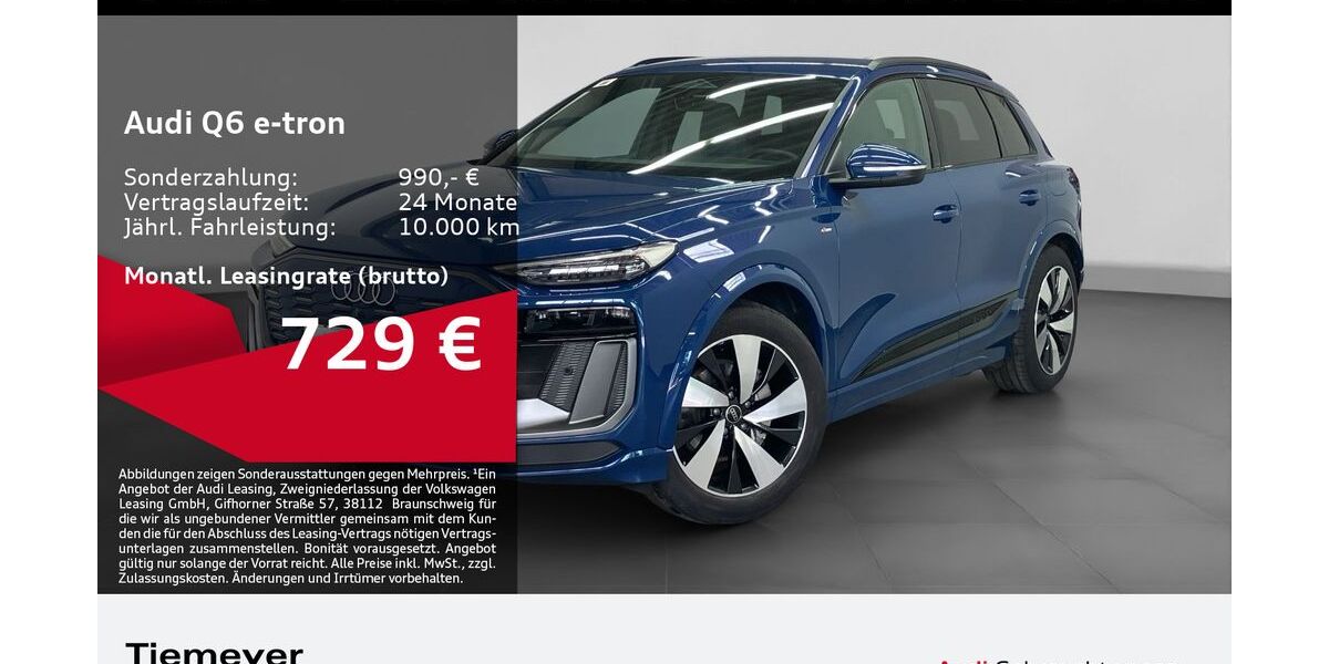Audi Q6 e-tron 6.198 km 55.940 &euro; Bochum 44809