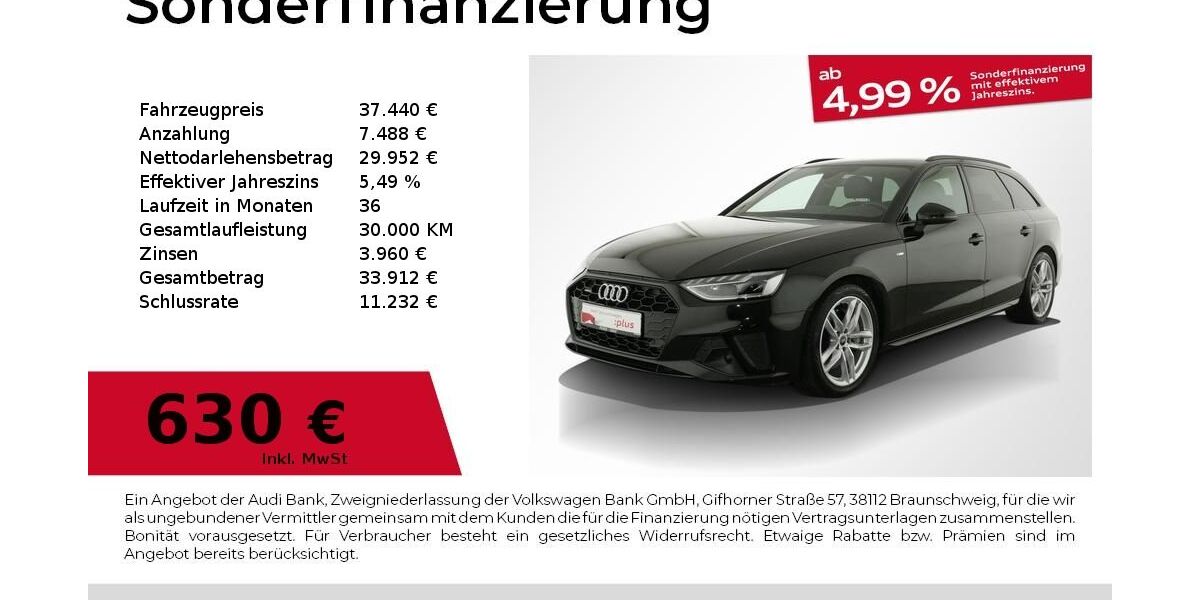 Audi A4 34.418 km 37.440 &euro; Nürnberg 90441