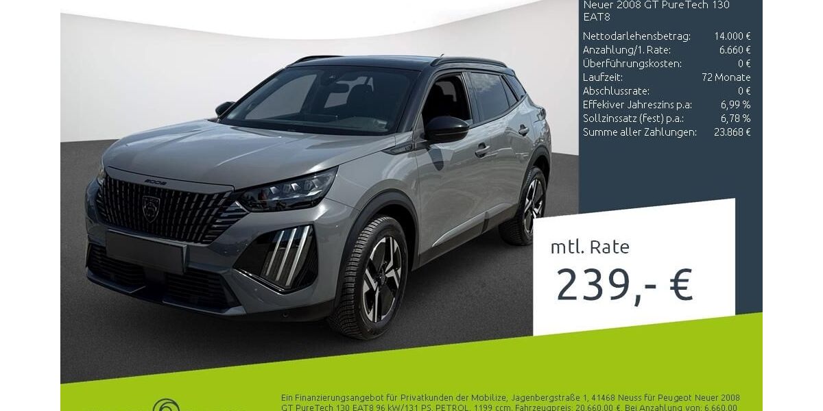 Peugeot 2008 14.004 km 20.580 &euro; Stuhr 28816