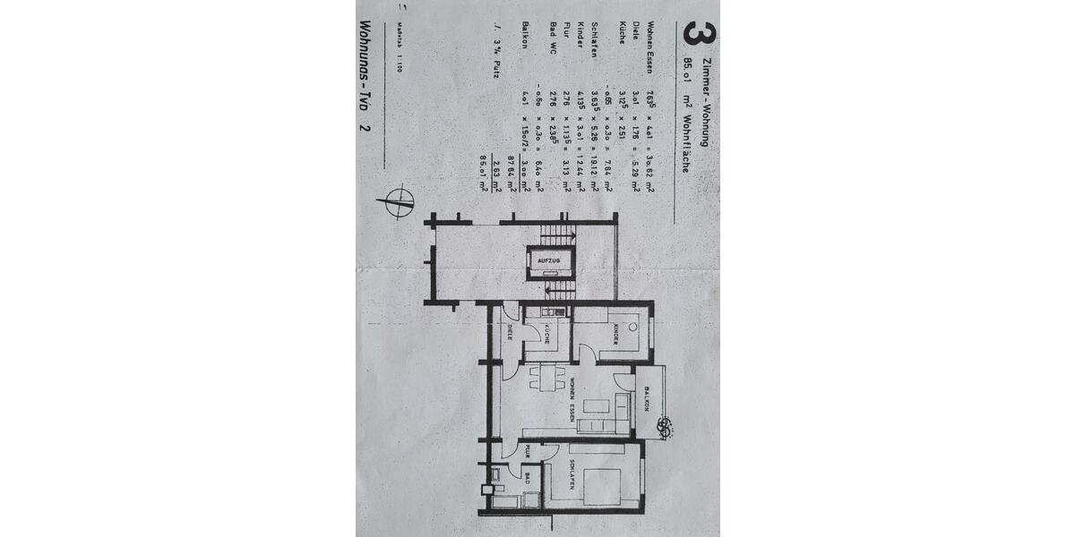 Hochparterre Oberderdingen - 3 Zimmer, 85 m&sup2;, 244.000&euro; | Angebot:24652751