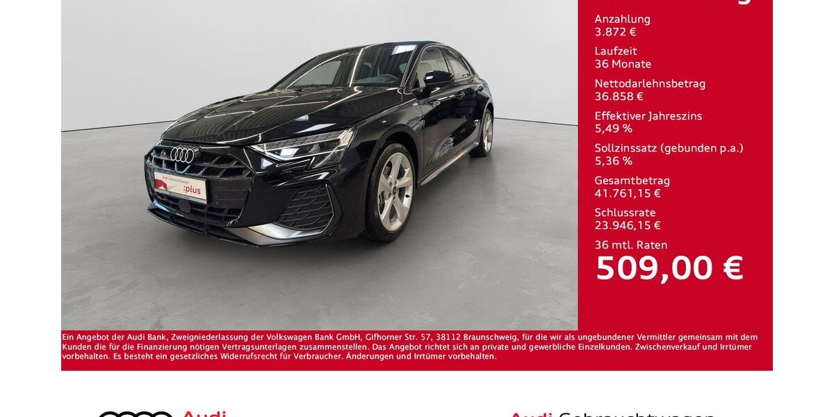 Audi A3 1.050 km 40.730 &euro; Giessen 35394