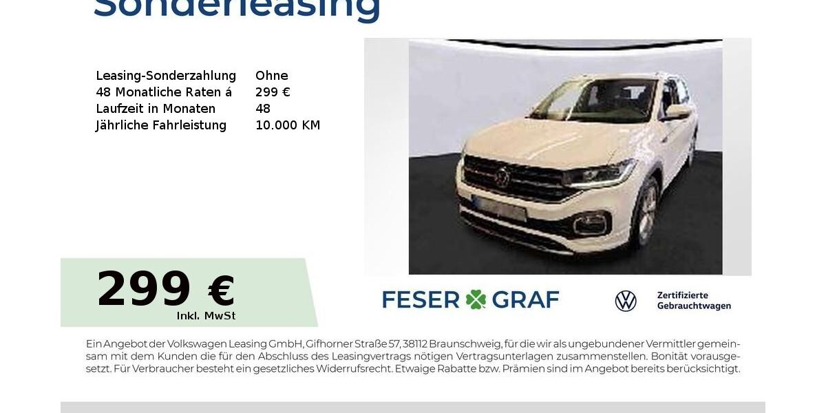 VW T-Cross 44.679 km 23.401 &euro; Höchstadt an der Aisch 91315