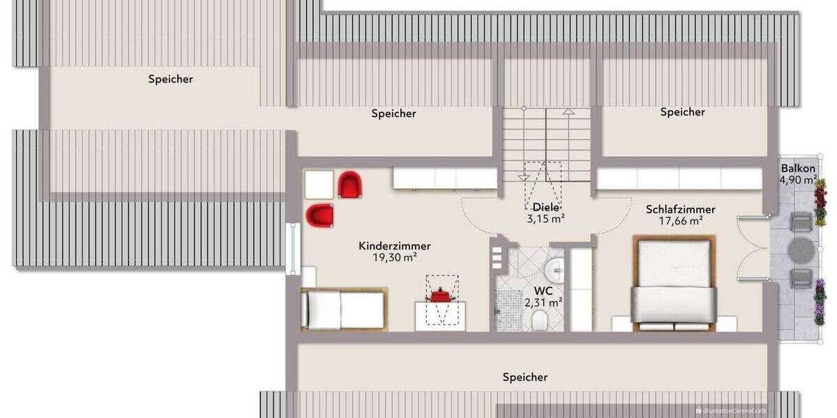 Einfamilienhaus Dießen St. Georgen - 5 Zimmer, 130 m&sup2;, 1.125.000&euro; | Angebot:25797007