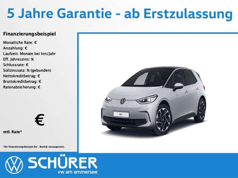VW ID.3 9.203 km 34.387 € Dießen am Ammersee 86911