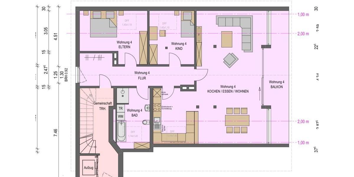 Dachgeschoßwohnung Schenklengsfeld - 2 Zimmer, 105 m&sup2;, 925&euro; | Angebot:25978652
