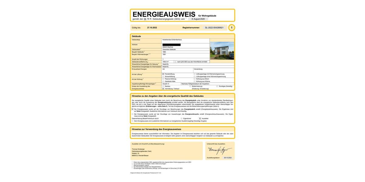 Einfamilienhaus Oberthal - 399.000&euro; | Angebot:26400593