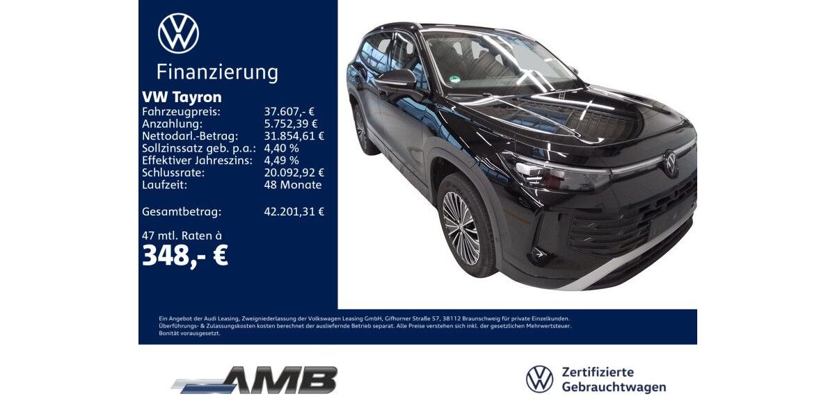 VW Tayron 13.110 km 35.680 &euro; Borna 04552