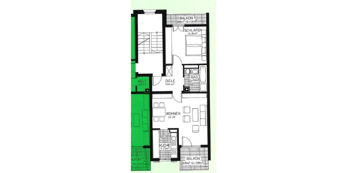 Etagenwohnung Bad Tölz - 2 Zimmer, 58 m&sup2;, 320.000&euro; | Angebot:26707063