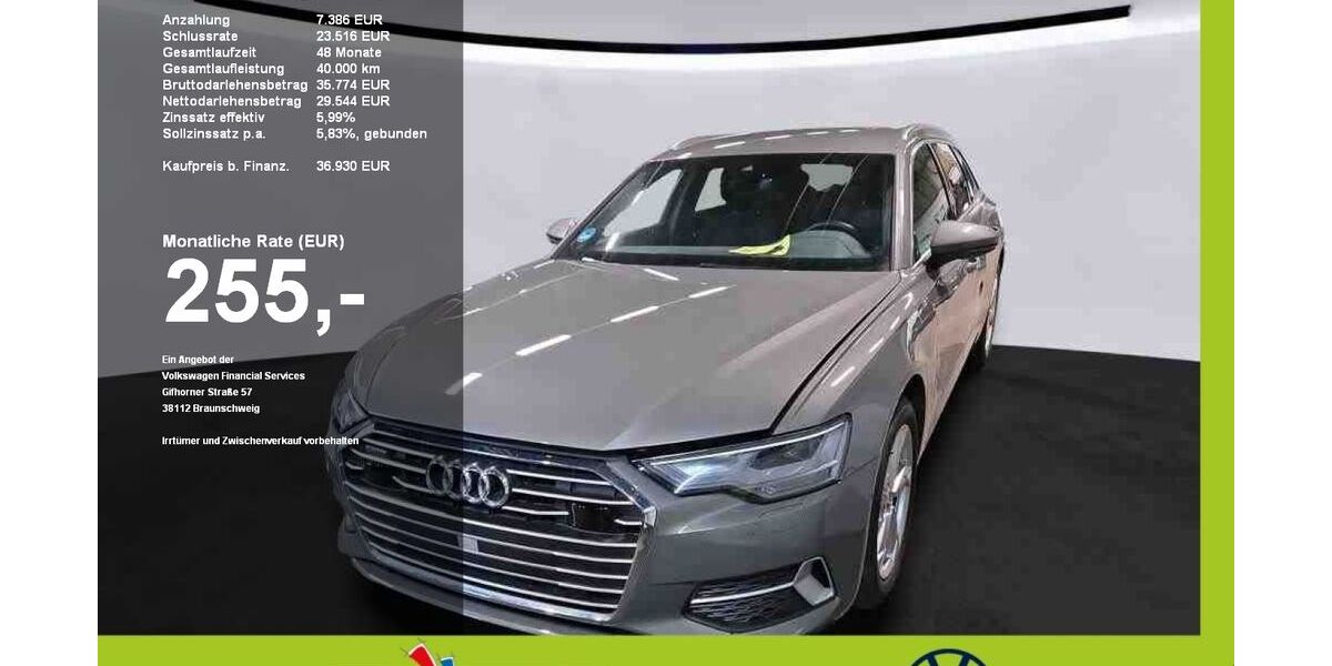 Audi A6 14.828 km 36.930 &euro; Mainburg 84048