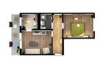 Etagenwohnung Schönebeck (Elbe) - 2 Zimmer, 57 m&sup2;, 283&euro; | Angebot:26561561