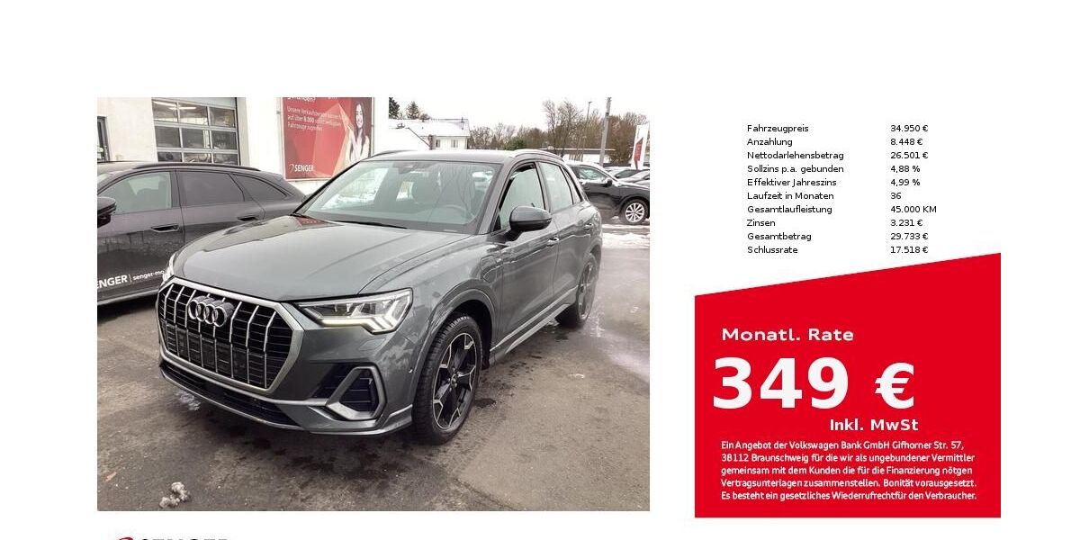 Audi Q3 62.250 km 34.950 &euro; Lübeck 23556