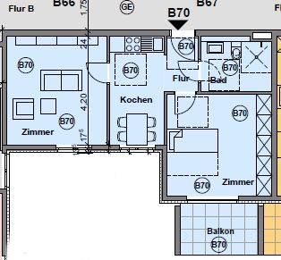 Etagenwohnung Idstein - 2 Zimmer, 52 m&sup2;, 225.000&euro; | Angebot:26822128