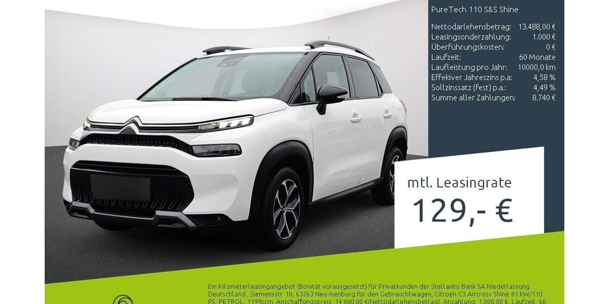Citroen C3 Aircross 16.376 km 12.979 &euro; Bocholt 46395