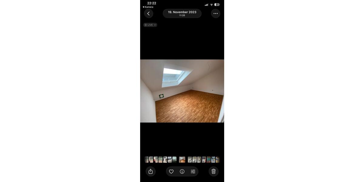 Dachgeschoßwohnung Würzburg Heuchelhof - 2 Zimmer, 62 m&sup2;, 1.090&euro; | Angebot:26409761