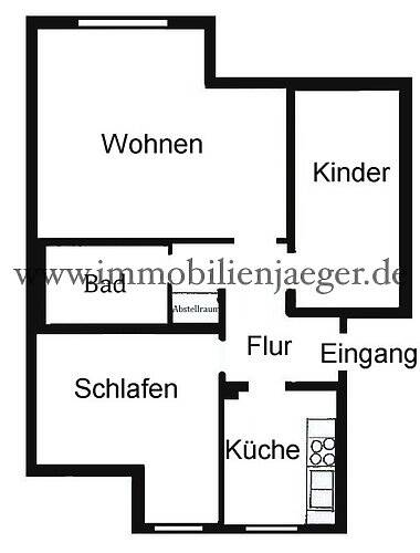 Etagenwohnung Hamburg Farmsen-Berne - 2 Zimmer, 55 m&sup2;, 750&euro; | Angebot:26475065