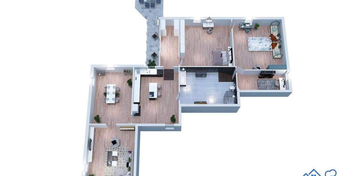 Etagenwohnung Dettingen - 5 Zimmer, 91 m&sup2;, 280.000&euro; | Angebot:23940618