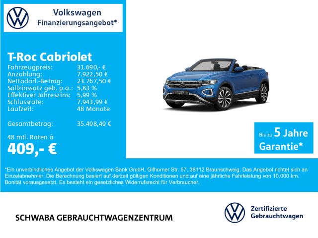 VW T-Roc 15.500 km 31.690 &euro; Gersthofen 86368