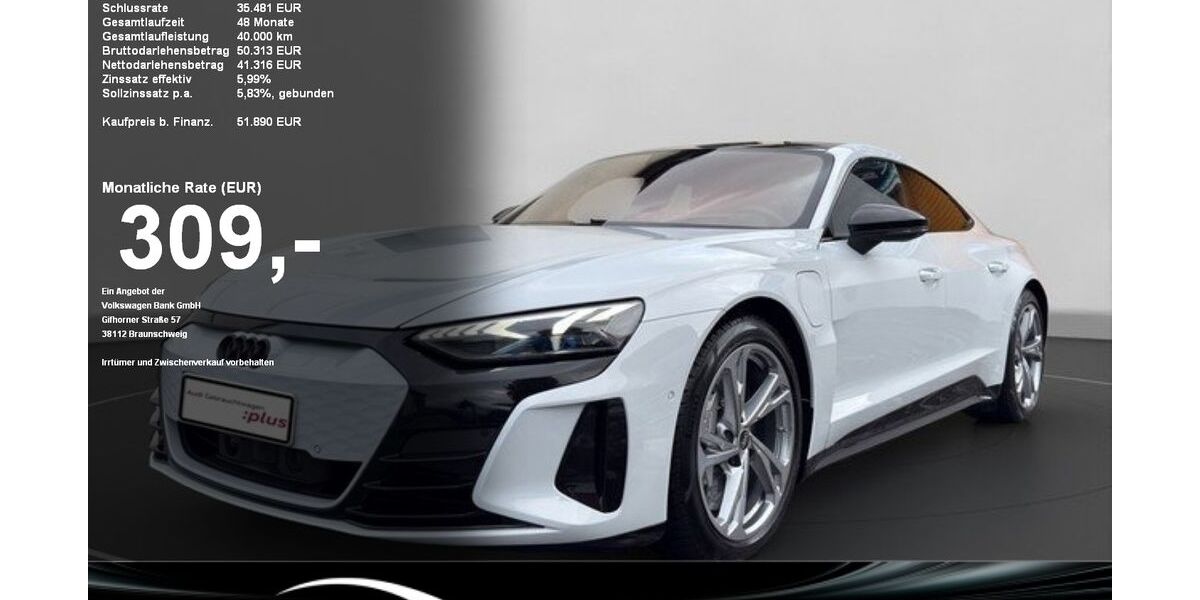 Audi e-tron GT 88.312 km 51.890 &euro; Sigmaringen 72488