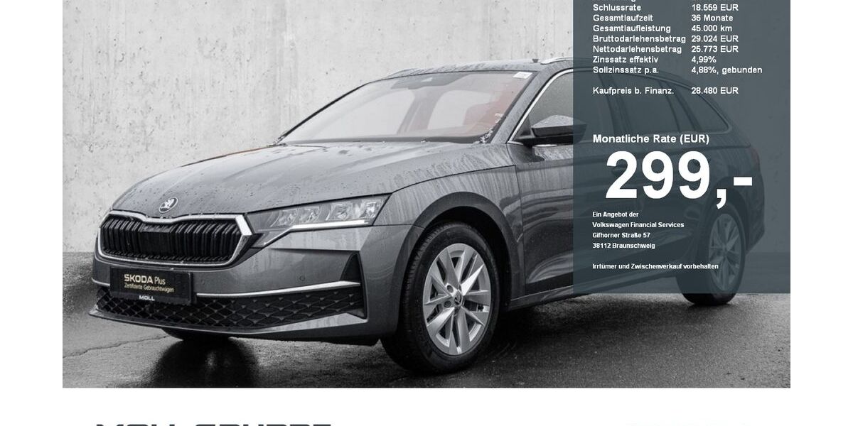 Skoda Octavia 8.608 km 28.480 &euro; Düsseldorf 40474