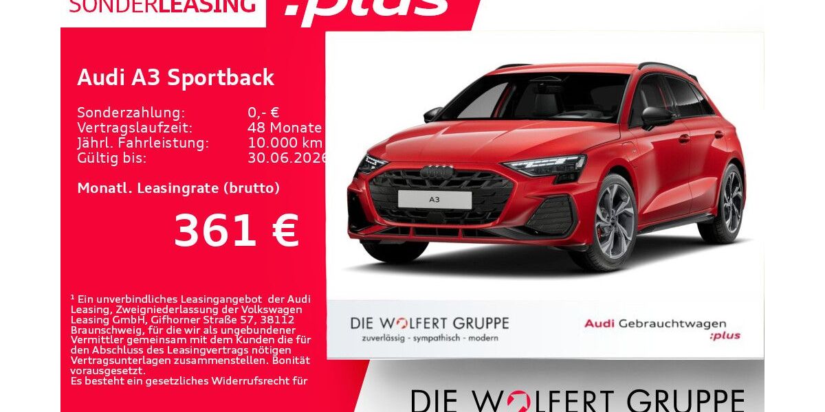 Audi A3 5.802 km 43.299 &euro; Großwallstadt 63868