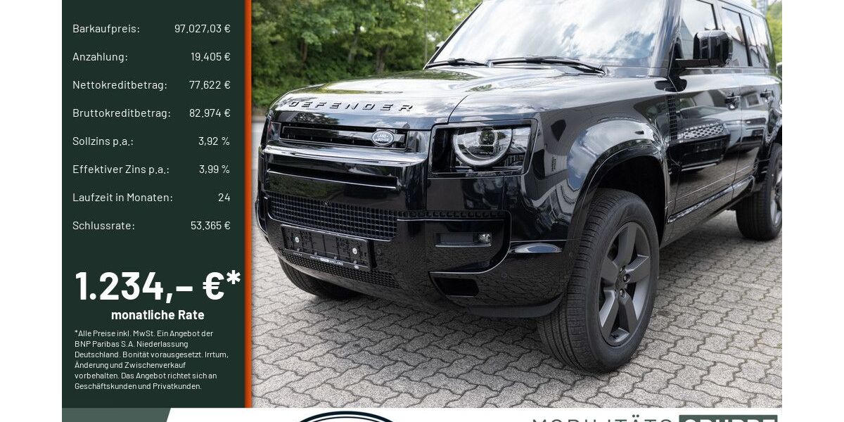 Land Rover Defender 1.547 km 97.027 &euro; Lüdenscheid 58507