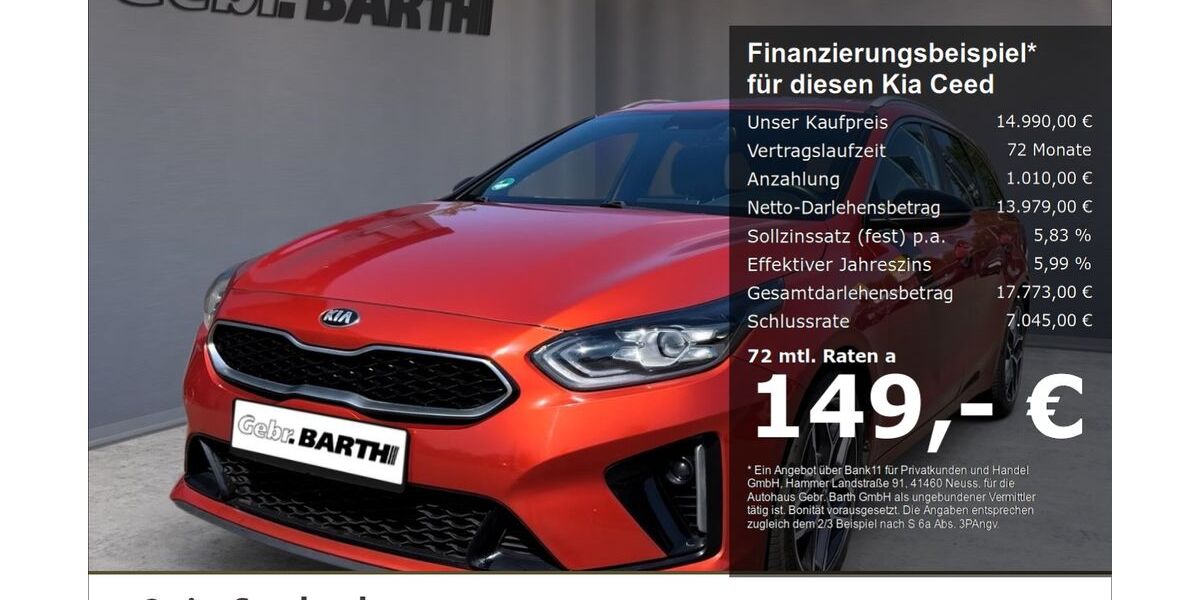 Kia ceed / Ceed 132.950 km 14.990 &euro; Merzig / Weiskirchen 66663