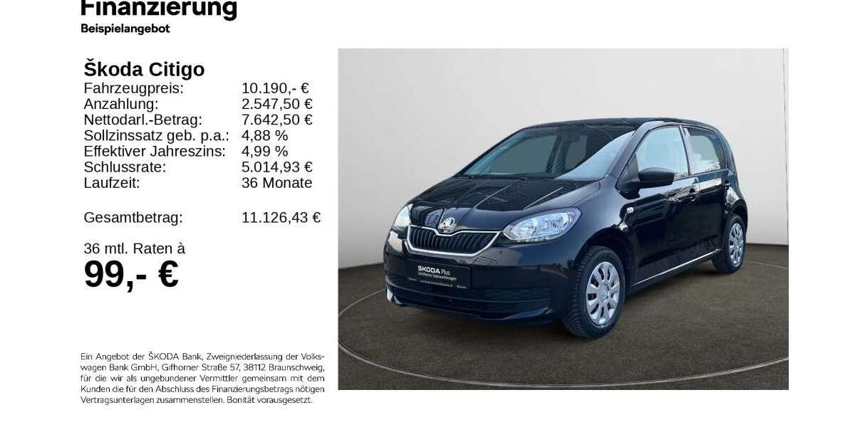 Skoda Citigo 22.546 km 9.890 &euro; Hildesheim 31137