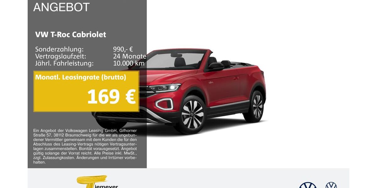 VW T-Roc 20.172 km 24.080 &euro; Marl 45770