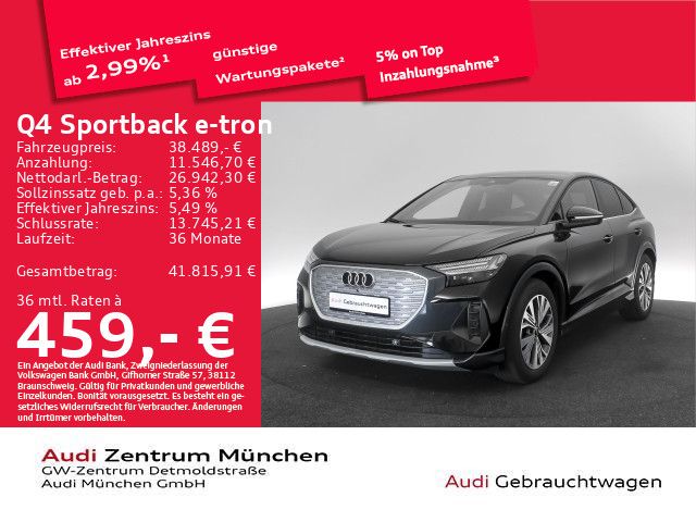 Audi Q4 e-tron 56.266 km 38.489 &euro; München 80935