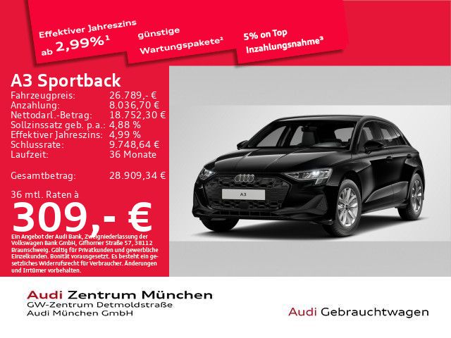 Audi A3 29.537 km 26.789 &euro; München 80935