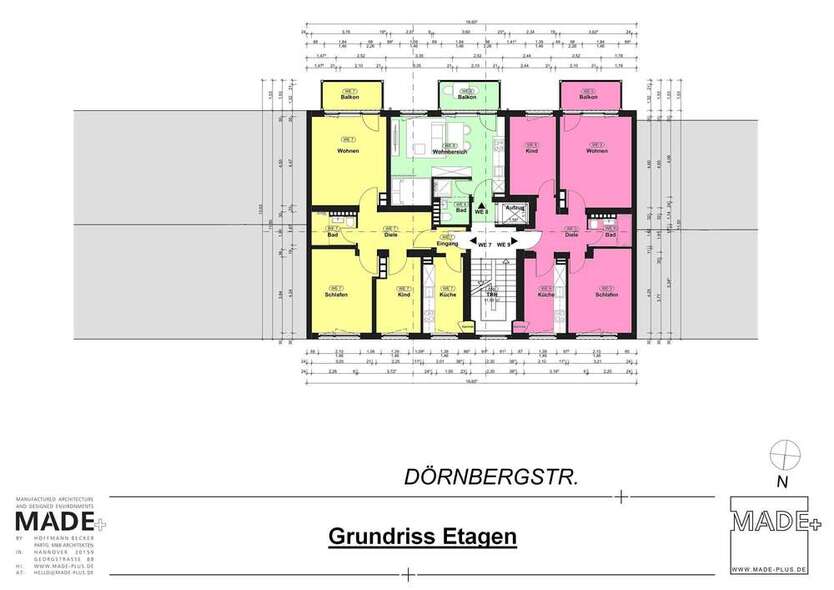 Wohnung zum Mieten in Hannover 1.200 € 62 m²