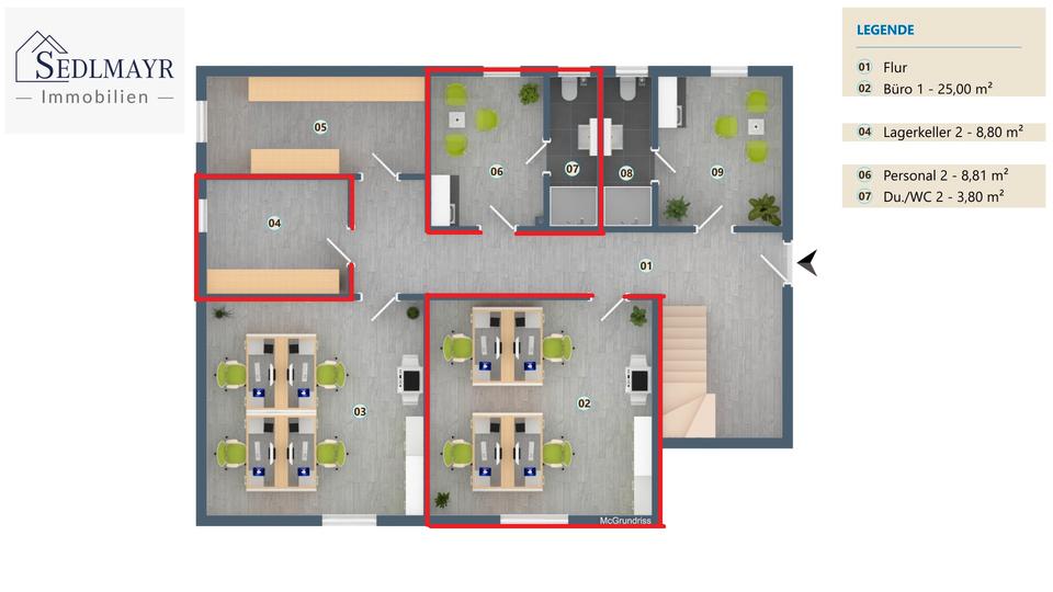 Gewerbeobjekt Weßling - 500&euro; | Angebot:26643965