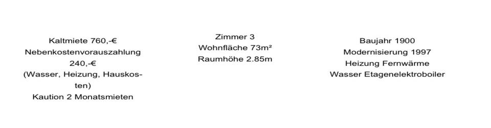 Etagenwohnung Kaiserslautern Bahnheim - 3 Zimmer, 73 m&sup2;, 760&euro; | Angebot:26394068